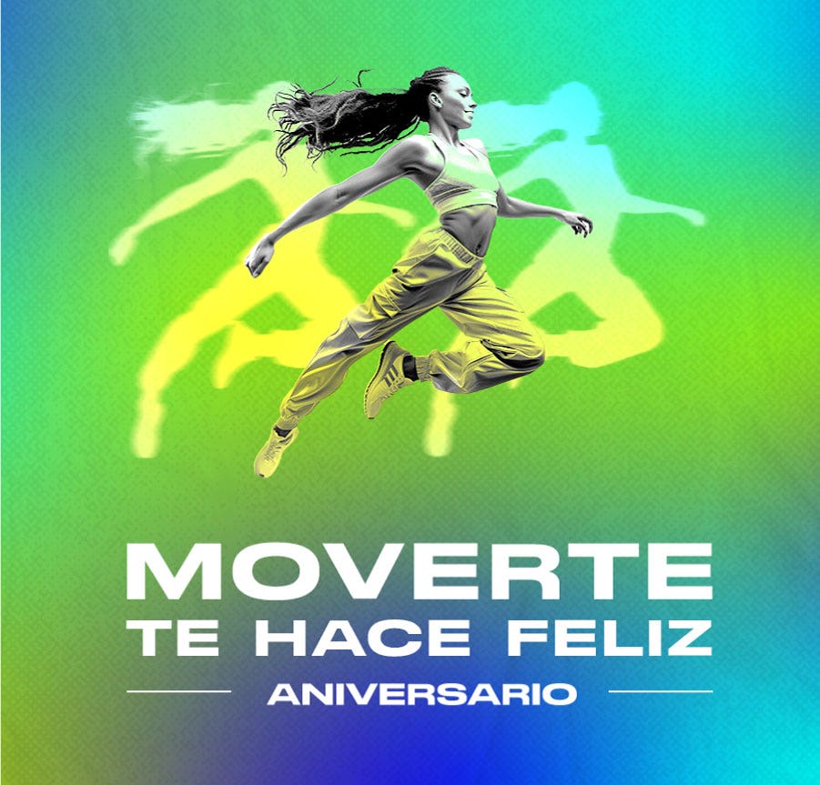MOVERTE TE HACE FELIZ